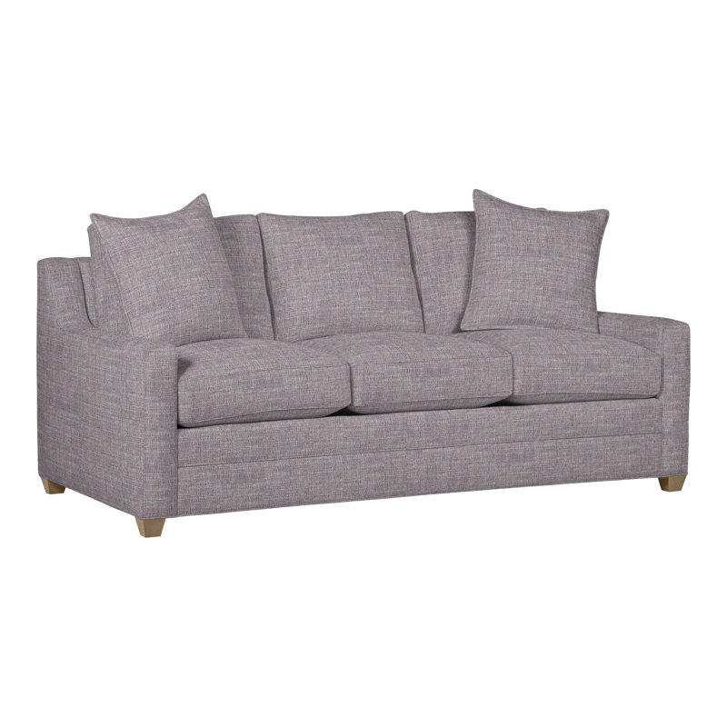 Canapé-lit Fairgrove, Chenille nomade ardoise Crypton®, Hampton