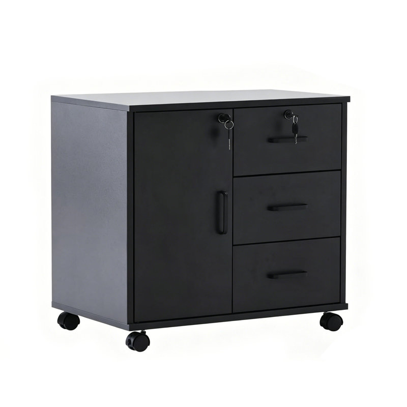File Cabinet, Black