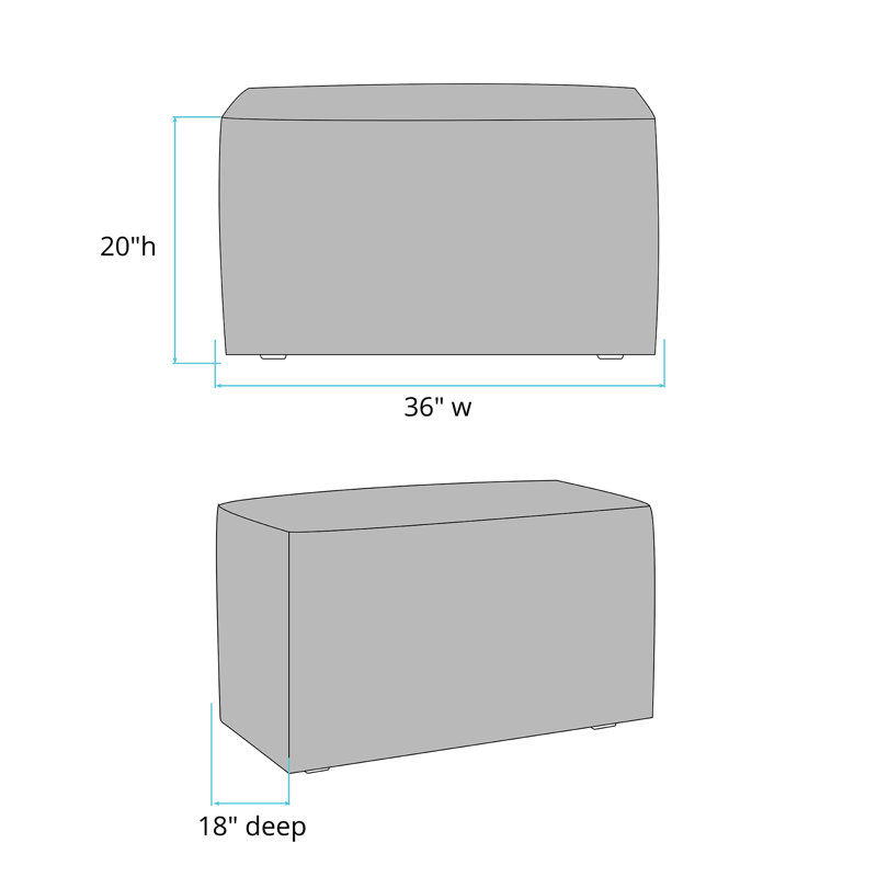 Payson Manufactured Wood Wood Outdoor Bench, Seascape Breeze
