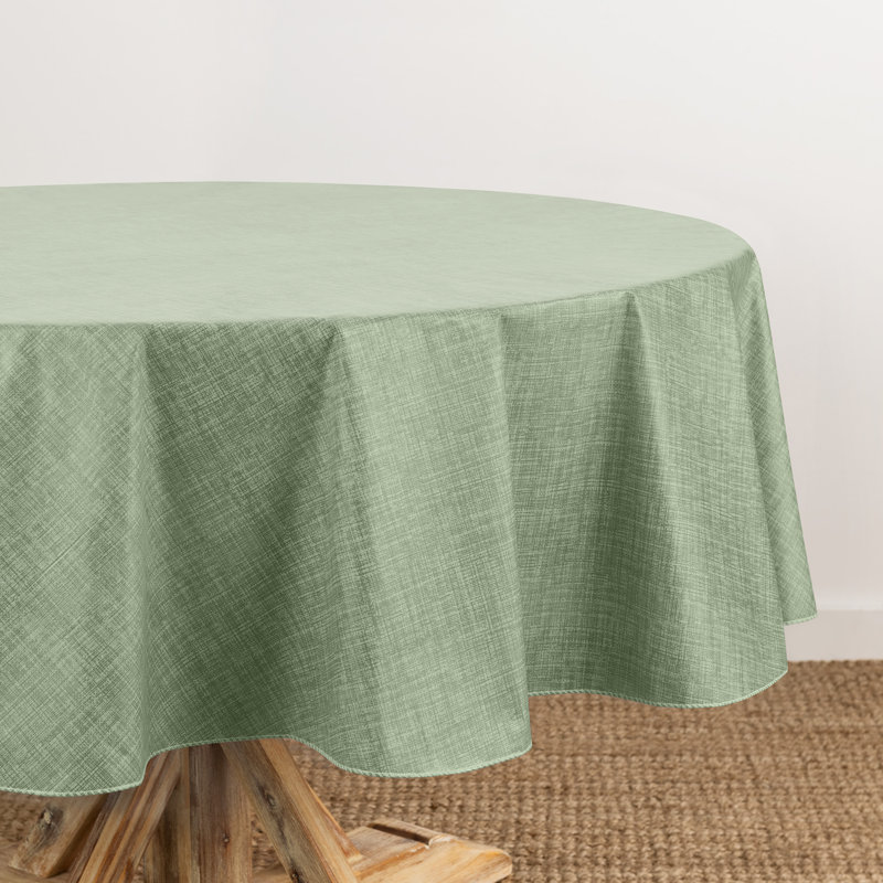 Nappe Lin, 84 po x 60 po, Sauge