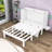 White Queen Murphy Bed Cabinet with Charging Station and Side Shelves, Space-Saving Wall Bed Frame-2137416301-2137416302