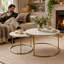 FURNITURE RANGE AVIANO 2PC COFFEE TABLE BLACK/BROWN-947803914-947803913-947803916
