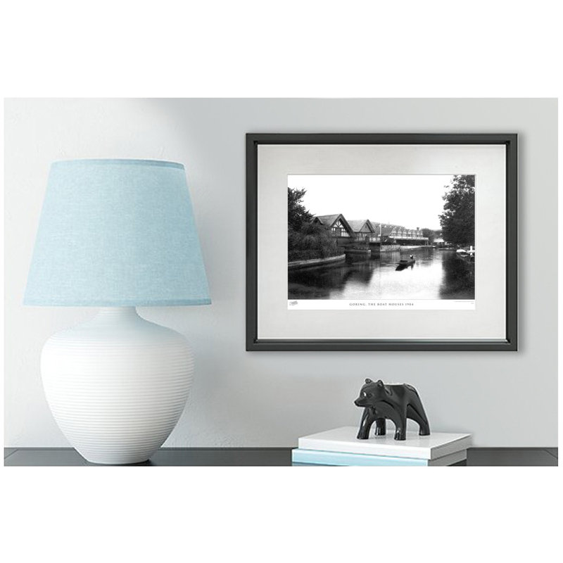 Goring, The Boat Houses 1904 by Francis Frith - Single Picture Frame Print, 28cm H x 36cm W x 2.3cm D