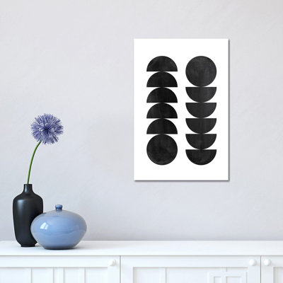 Formes noires - impression d'art graphique