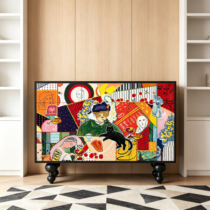 Armoire de rangement de style français
