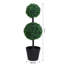 Springfield 2 PCS Artificial Double Ball Tree w/ Pot Home Decoration 15cm