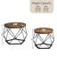 Nest of 2 Geometric Tables, Modern Stylish Living Room Home Furniture-514822096