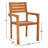 Gerrad Solid Teak Stacking Chair