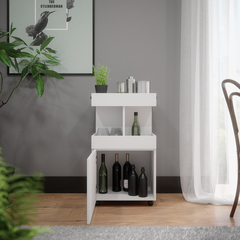 Kaveri 50cm Home Bar, White