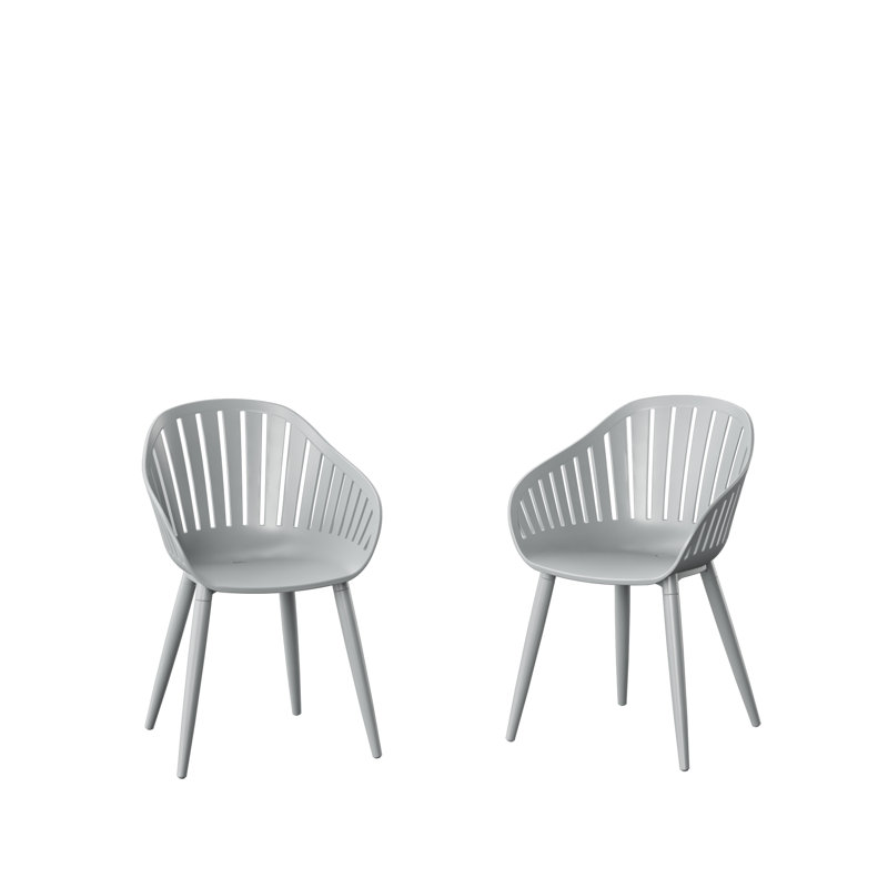 Fauteuil d'extérieur Hideyo, Gris