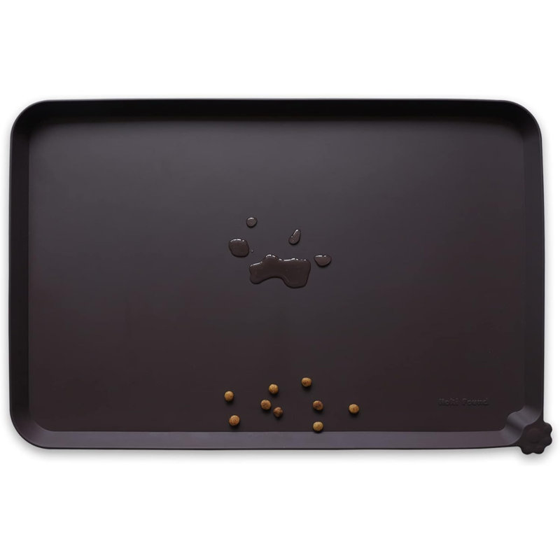 Crystopher Silicone Tray, Black, 2.24" H x 28" W x 26" D