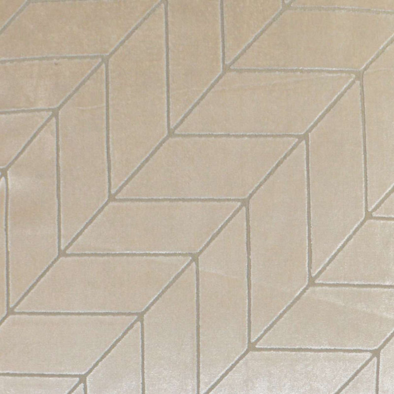 Villa Decorative Throw Pillow, Square 24", Mocha Geometric