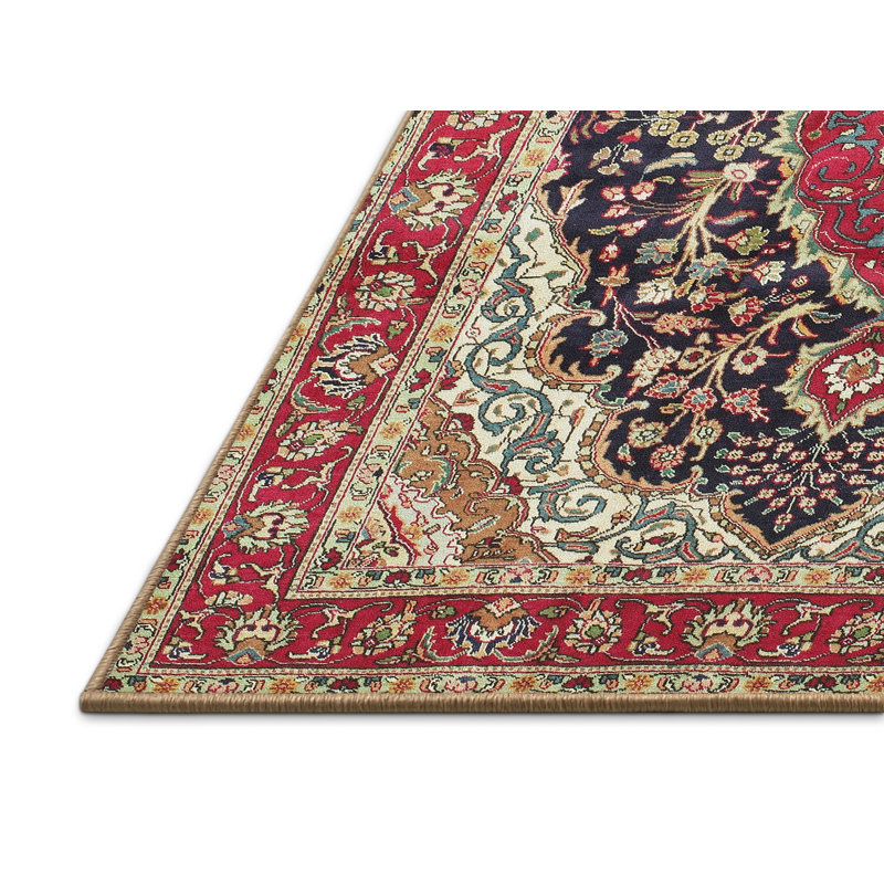Tapis rouge Tehya, Rectangle 5 pi x 7 pi