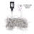 117.6 in. Solar Twinkle Globe Icicle Lights Lamp Lighted Christmas Tree-2059913548