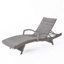 Chaise longue en osier