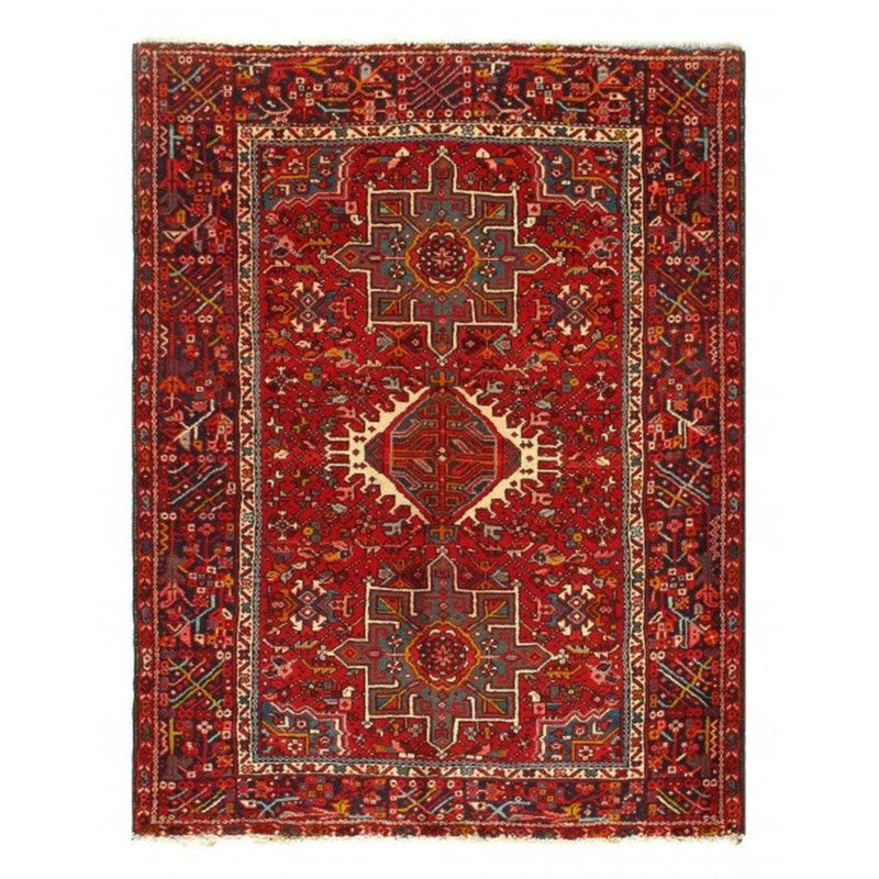 Imeria Oriental Area Rug in Rust