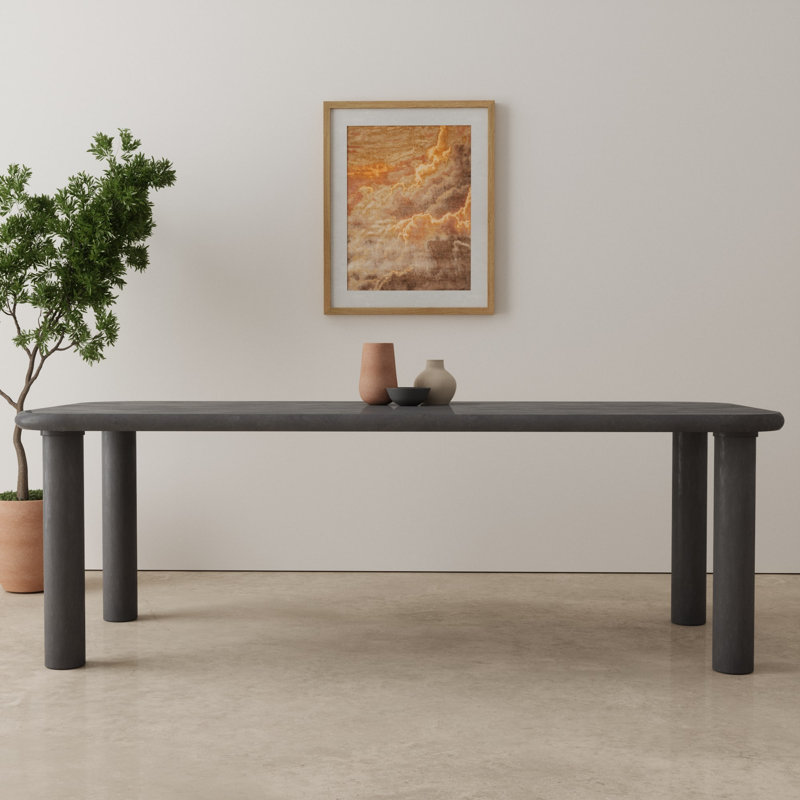 Table de salle à manger Aero, Gris
