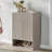 Cesiro 24 Pair Shoe Storage Cabinet With Adjustable Shelves-1933278308-1919820140