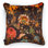 Artemis Velvet Throw Square Pillow Cover & Insert in Black