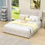 Queen Size Upholstered Platform Bed with Storage Drawers-926028816