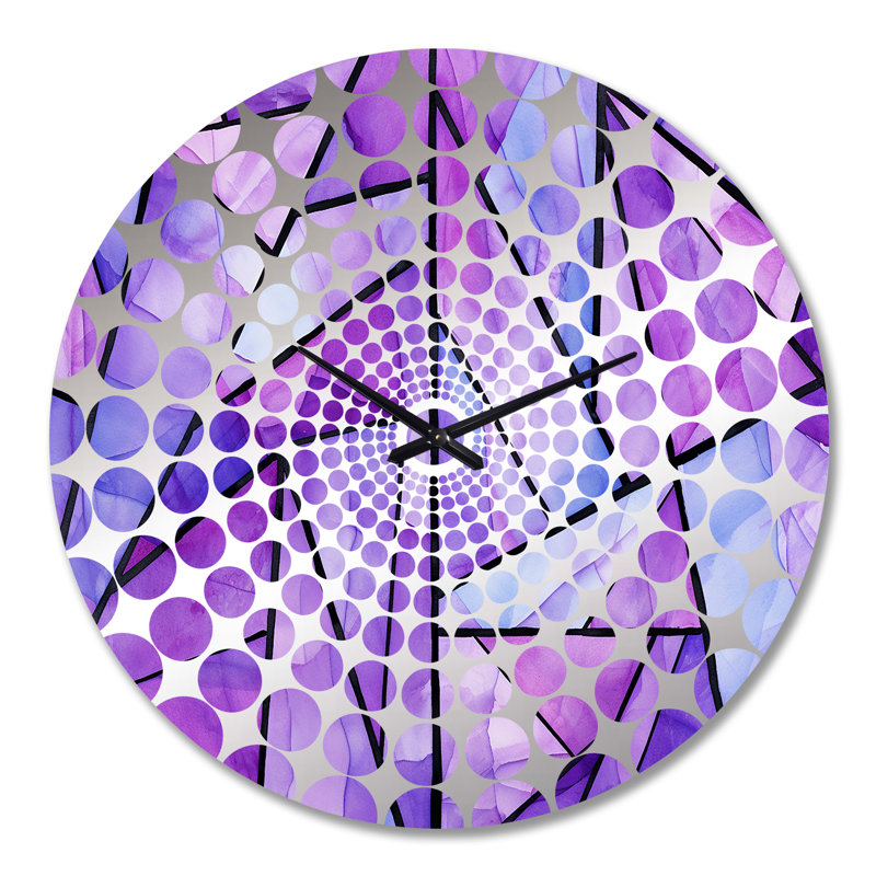 Lushonda - Horloge murale géométrique abstraite, Grand