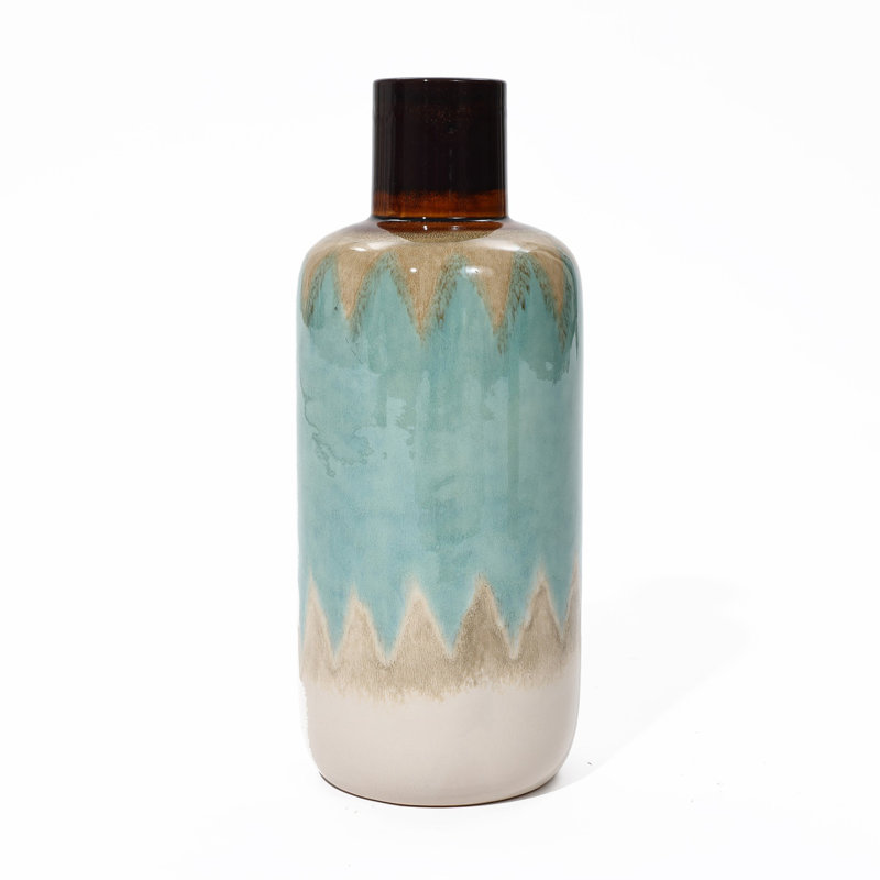 Vase en céramique 15,4 "H, H 15,35 po x l 6,1 po x P 6,1 po