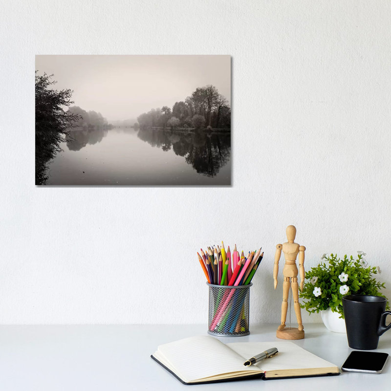 Quiet River 1 Piece Wrapped Canvas Wall Art, 20.32 cm H x 30.48 cm W