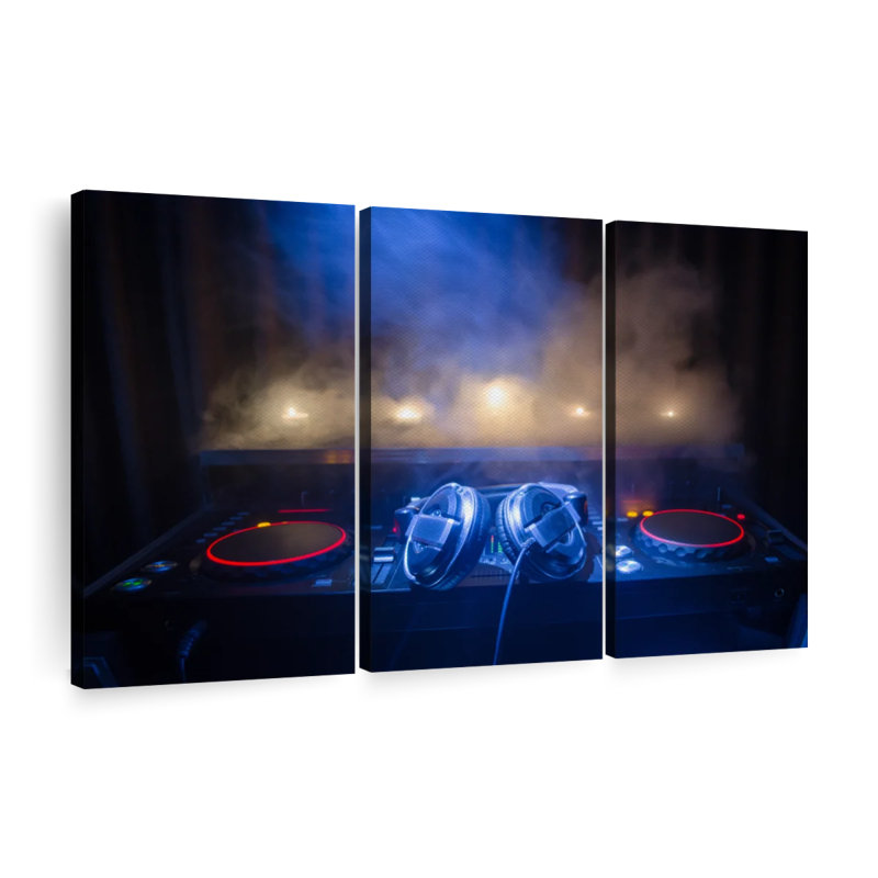 Reproduction d'art sur toile multicolore, H 24 po x l 38 po x P 1,25 po