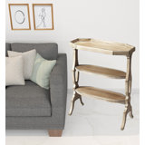 Table de bout de style traîneau avec rangement