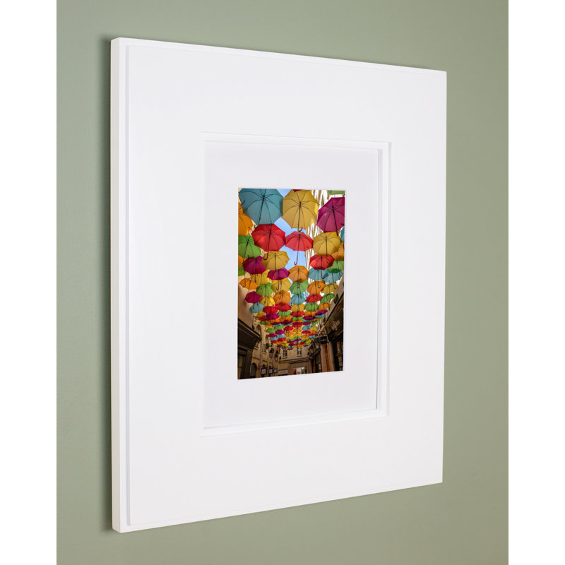11'' W 14'' H Recessed Framed Medicine Cabinet Mirror 1 Adjustable, Shaker White