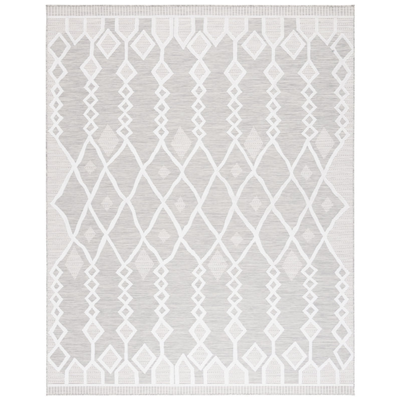 Kenenth Performance Geometric Indoor/Outdoor Area Rug, Rectangle 8' x 10'