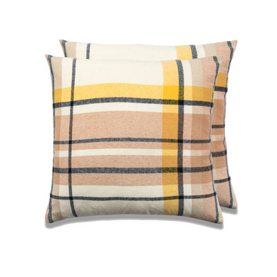 Manhattan Polyester Throw Square Pillow Cover & Insert