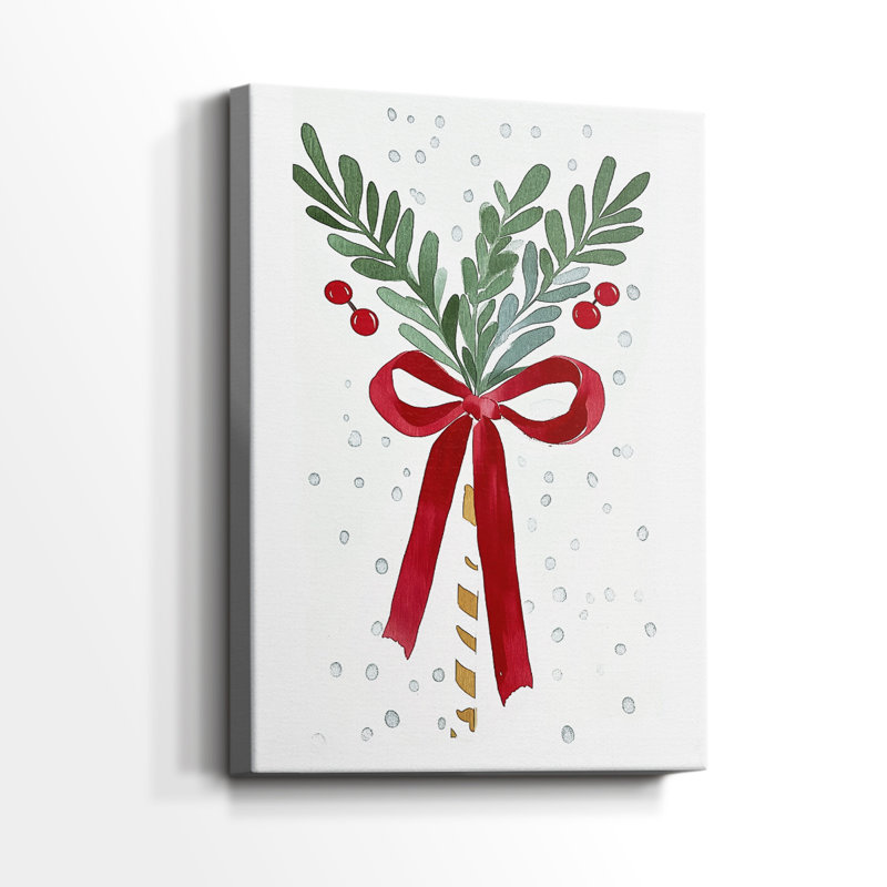 Art des Fêtes de Noël - Toile tendue avec châssis DCCCLIX, H 27 po x l 18 po