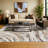 Geometric Brown Naturals Handmade Cowhide Area Rug-864309402