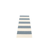 Bob Striped Area Rug in Beige/Blue