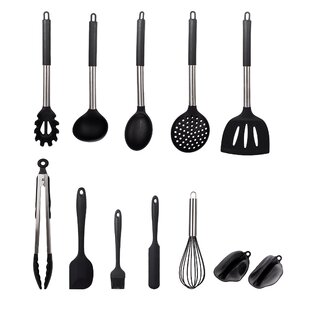 Silicone Cooking Utensil Set, Fungun 24pcs Silicone Cooking Kitchen  Utensils Set, Non-stick Heat Resistant - Best Kitchen Spatulas Set with  Copper Stainless Steel Handle -Gray(BPA Free, Non Toxic) 