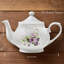Théière en porcelaine blanche 37 oz avec couvercle Nika