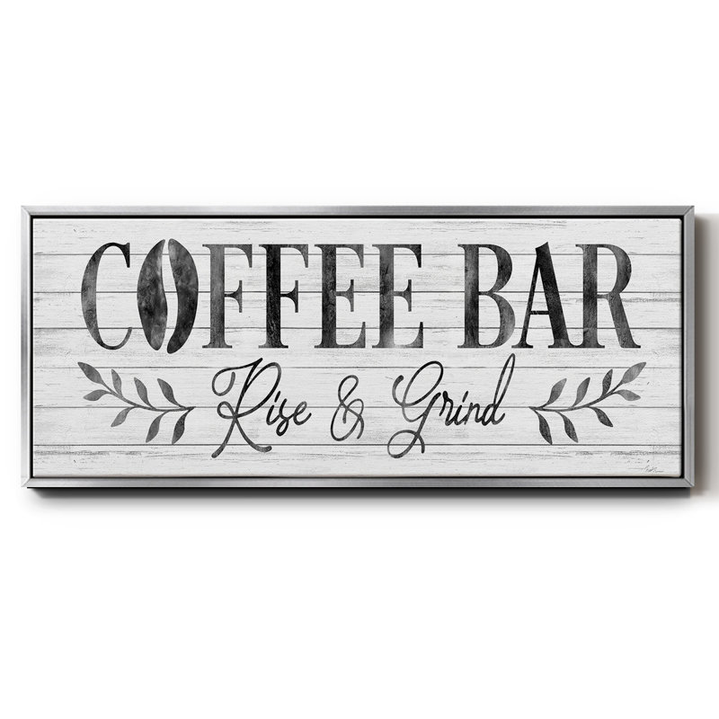 Coffee Bar - toile encadrée