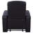 Black Upholstered Recliner With Cup Holder