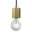 Ebba 1 - Light Gold Unique/Statement Pendant-1185196487