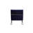     Pangea Home Dexter 27.5" Wide Velvet Armchair Lounge Chair – Modern Upholstered Accent Chair for Living Room, Bedroom, or Office - Navy Chair with Silver Legs-2099024129-2099024128