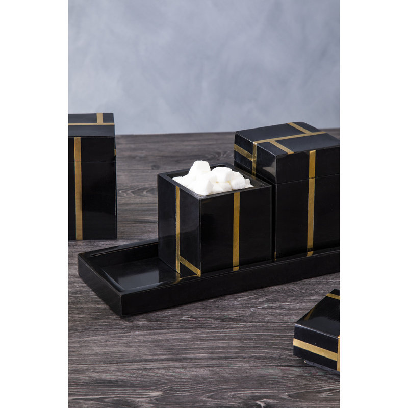 Bilski Wood Canister - Set of 3
