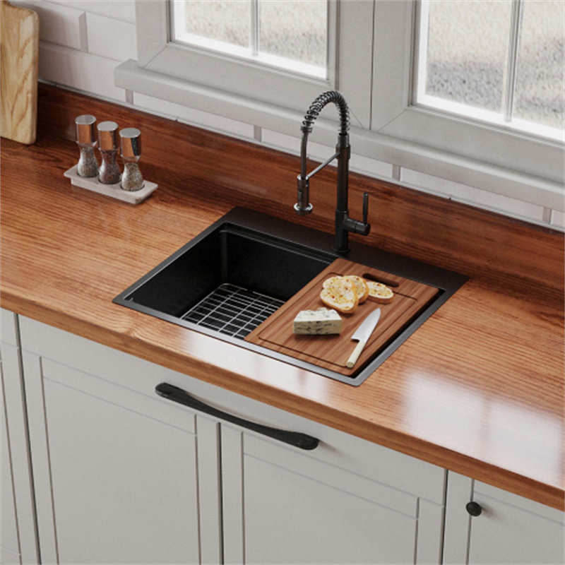 30'' L Drop-In Single Bowl Stainless Steel Kitchen Sink