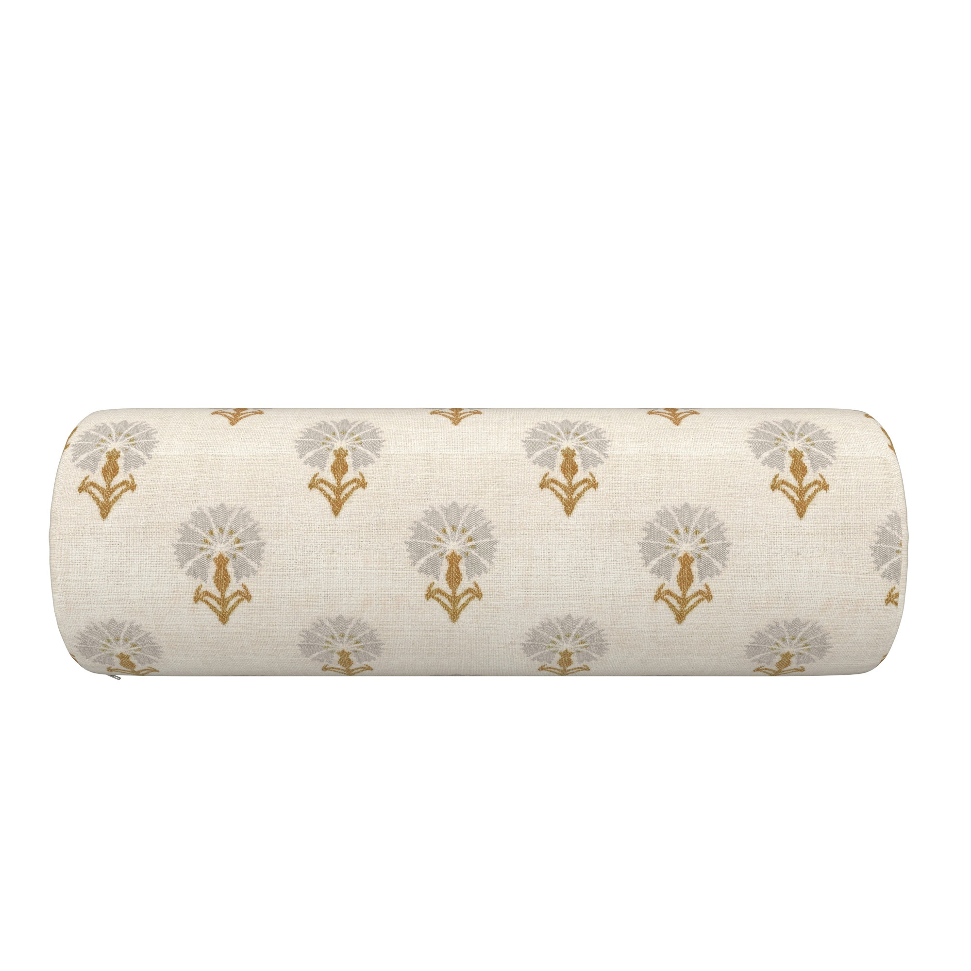 Amala Outdoor/Indoor Bolster Pillow, Mira Seasalt