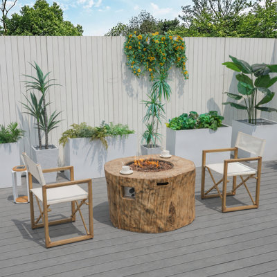 Goswami Outdoor Seating Group With Firepit