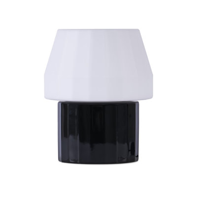 Lampe de bureau DEL en céramique H 9,13 po Alric