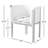 Foix 17.7'' H Boucle Upholstered Beech Armchair