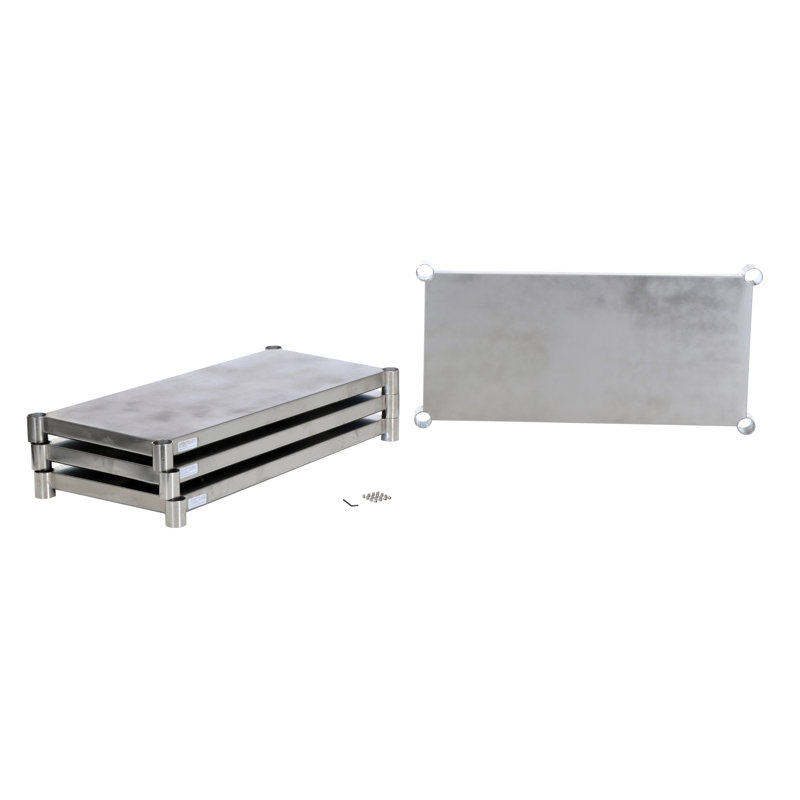 71" H Three Shelf Shelving Unit, 71" H x 36" W x 18" D