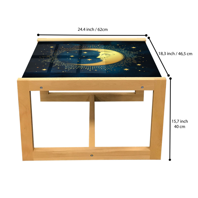 Jaanvi Sled Coffee Table, 62cm H x 46cm W x 40cm D