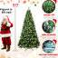 Arbre de Noël 6 pi avec 300 lumières Ul, 779 pointes, caractéristique, support en métal pour petits espaces-1693804368